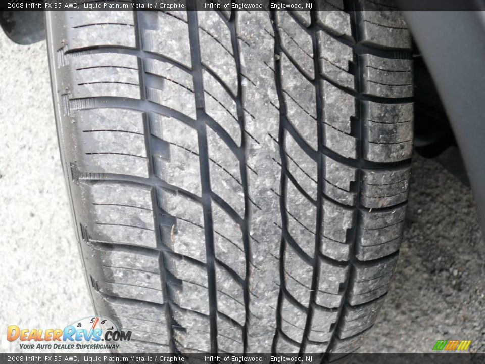 2008 Infiniti FX 35 AWD Liquid Platinum Metallic / Graphite Photo #27