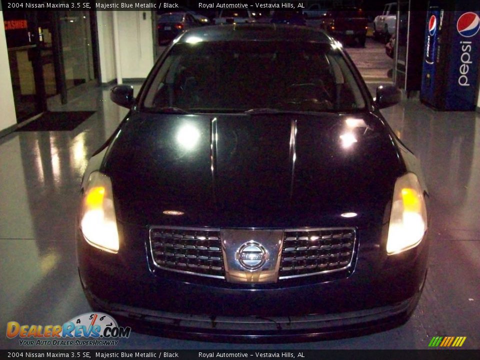 2004 Nissan Maxima 3.5 SE Majestic Blue Metallic / Black Photo #2