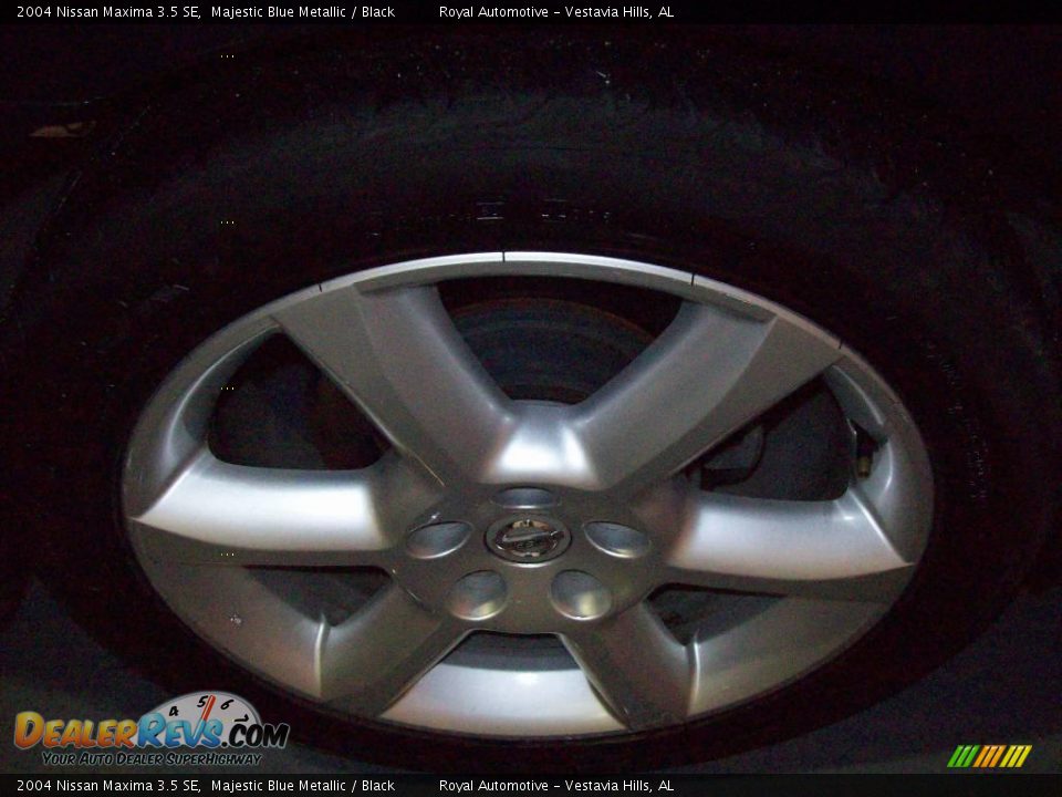 2004 Nissan Maxima 3.5 SE Majestic Blue Metallic / Black Photo #7
