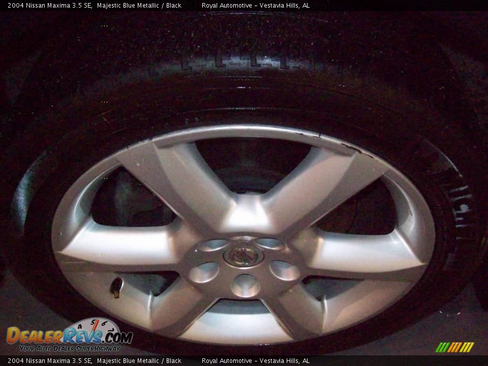 2004 Nissan Maxima 3.5 SE Majestic Blue Metallic / Black Photo #9