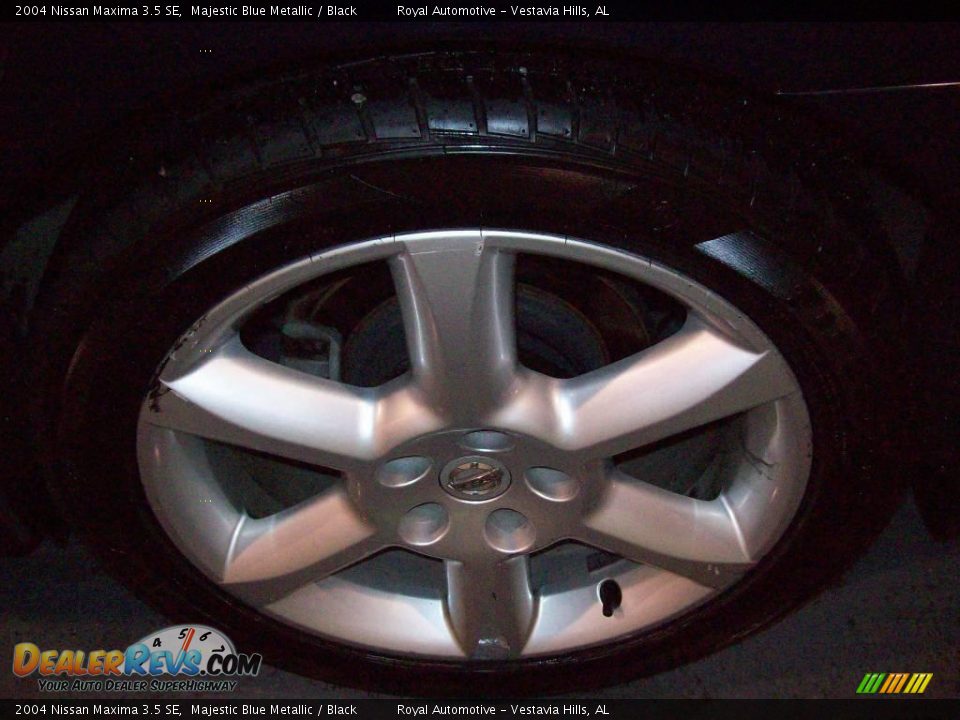 2004 Nissan Maxima 3.5 SE Majestic Blue Metallic / Black Photo #10