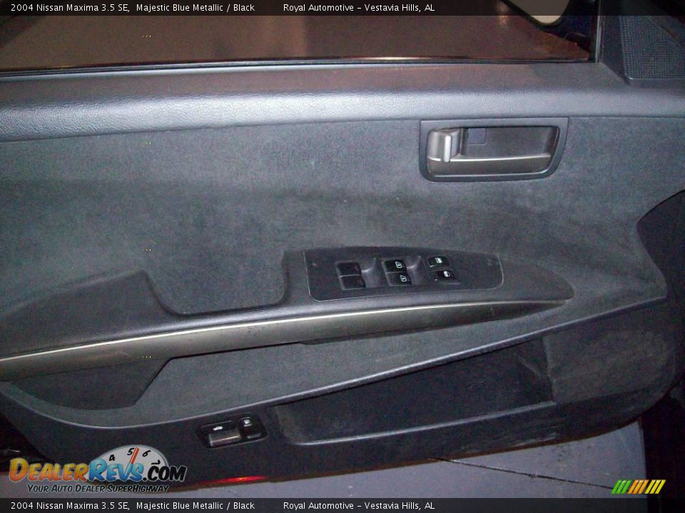 2004 Nissan Maxima 3.5 SE Majestic Blue Metallic / Black Photo #11