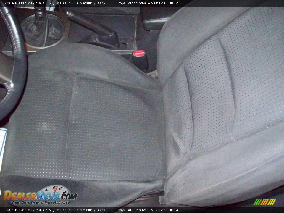 2004 Nissan Maxima 3.5 SE Majestic Blue Metallic / Black Photo #13