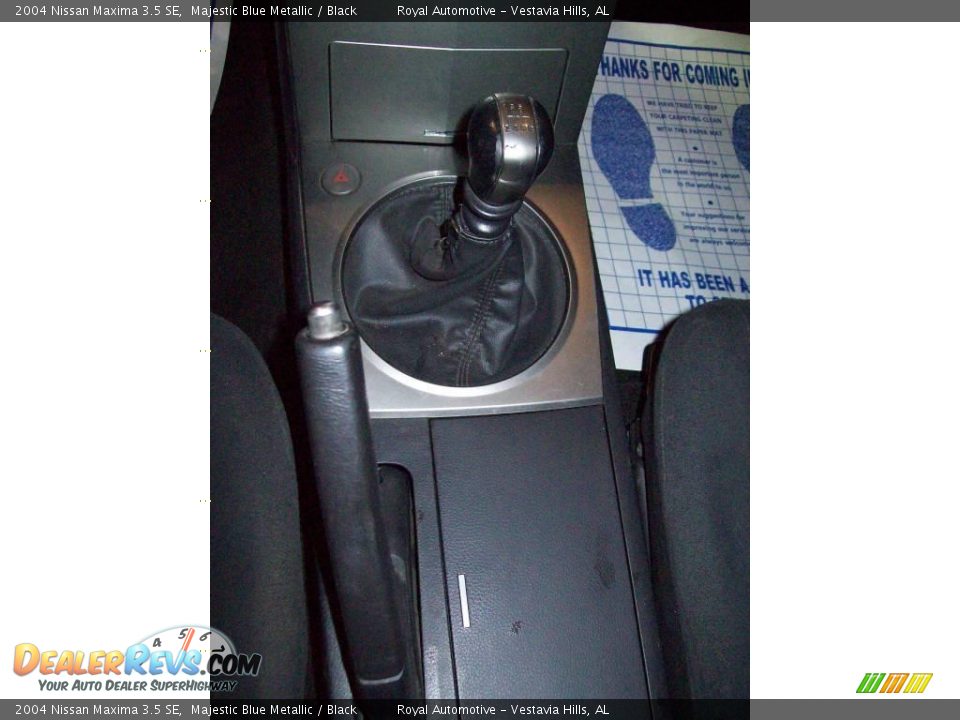 2004 Nissan Maxima 3.5 SE Majestic Blue Metallic / Black Photo #17