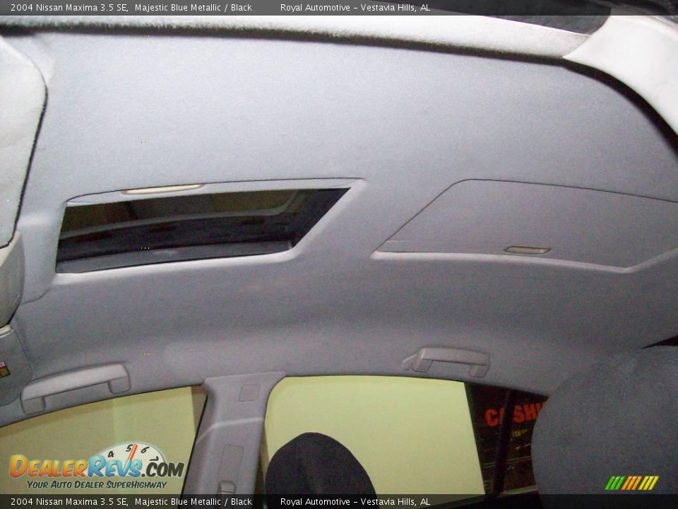 2004 Nissan Maxima 3.5 SE Majestic Blue Metallic / Black Photo #18