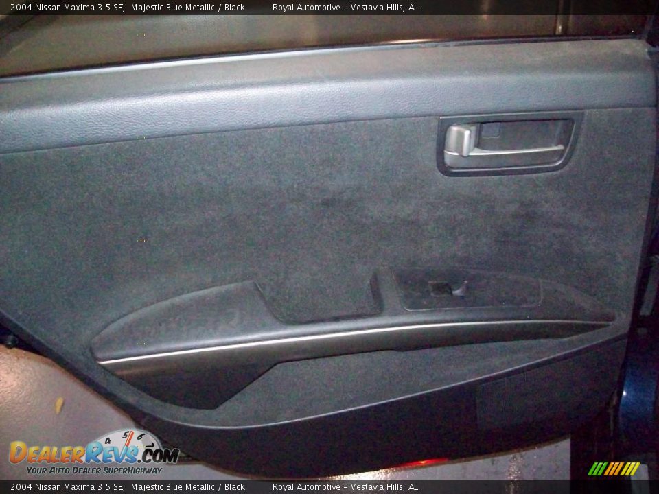 2004 Nissan Maxima 3.5 SE Majestic Blue Metallic / Black Photo #19