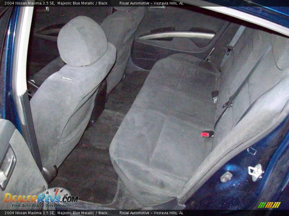 2004 Nissan Maxima 3.5 SE Majestic Blue Metallic / Black Photo #20