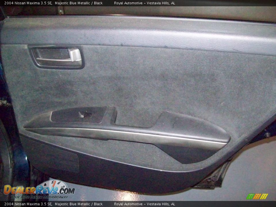 2004 Nissan Maxima 3.5 SE Majestic Blue Metallic / Black Photo #22