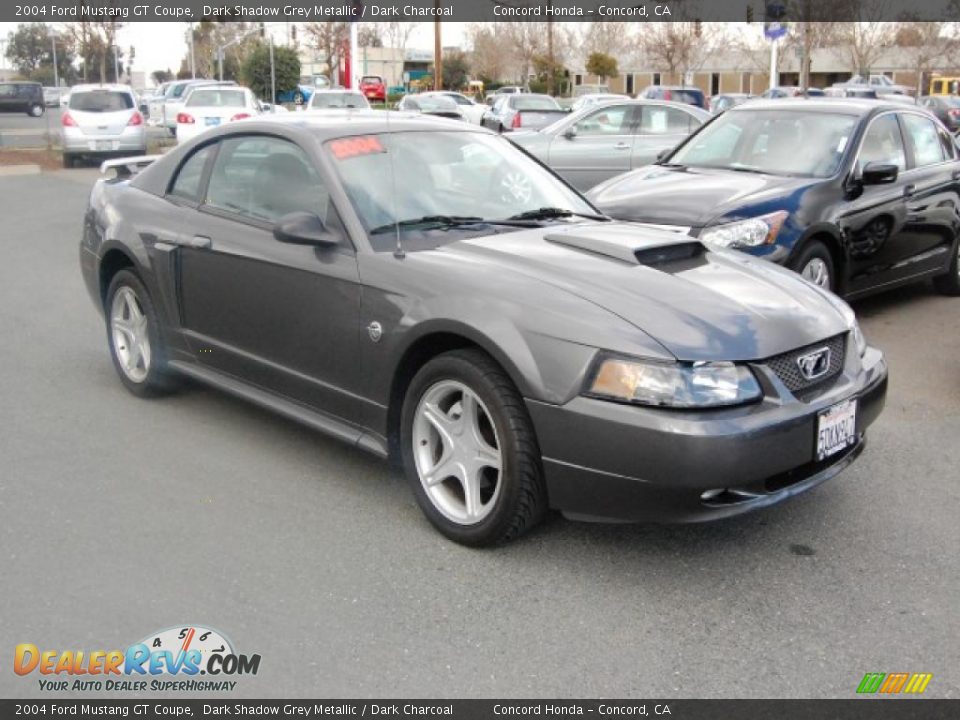 2004 Ford Mustang GT Coupe Dark Shadow Grey Metallic / Dark Charcoal Photo #1