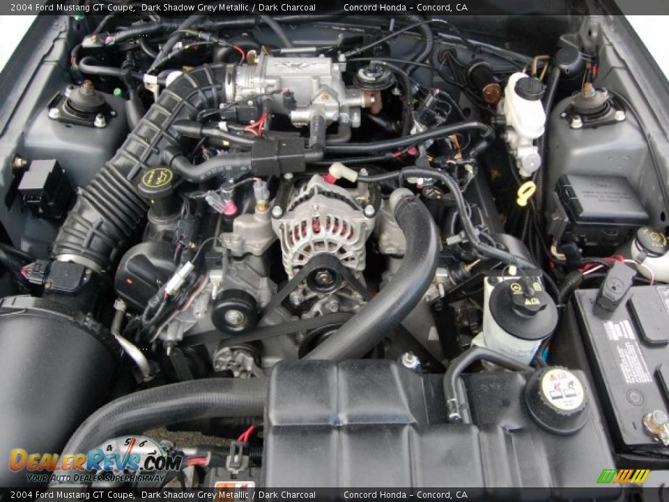 2004 Ford Mustang GT Coupe Dark Shadow Grey Metallic / Dark Charcoal Photo #9