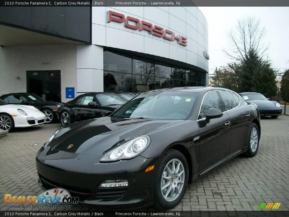 2010 Porsche Panamera S Carbon Grey Metallic / Black Photo #1