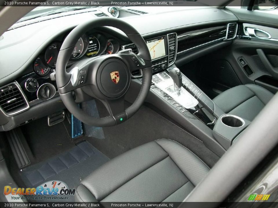 2010 Porsche Panamera S Carbon Grey Metallic / Black Photo #11