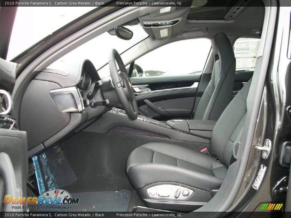 2010 Porsche Panamera S Carbon Grey Metallic / Black Photo #12