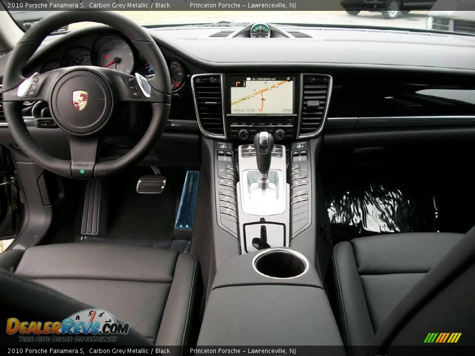2010 Porsche Panamera S Carbon Grey Metallic / Black Photo #13