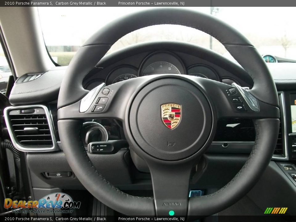 2010 Porsche Panamera S Carbon Grey Metallic / Black Photo #14