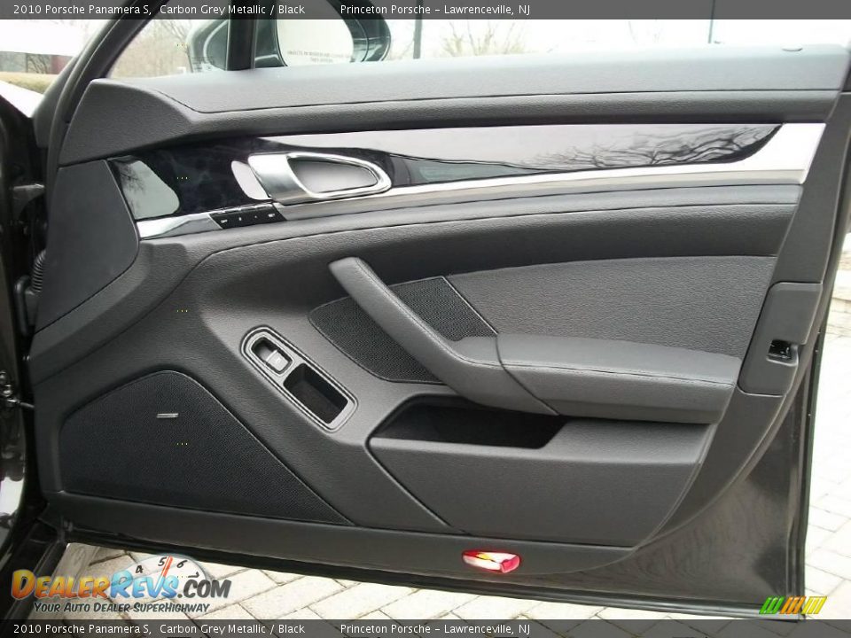 2010 Porsche Panamera S Carbon Grey Metallic / Black Photo #26