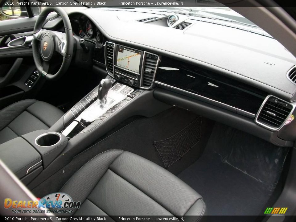 2010 Porsche Panamera S Carbon Grey Metallic / Black Photo #27