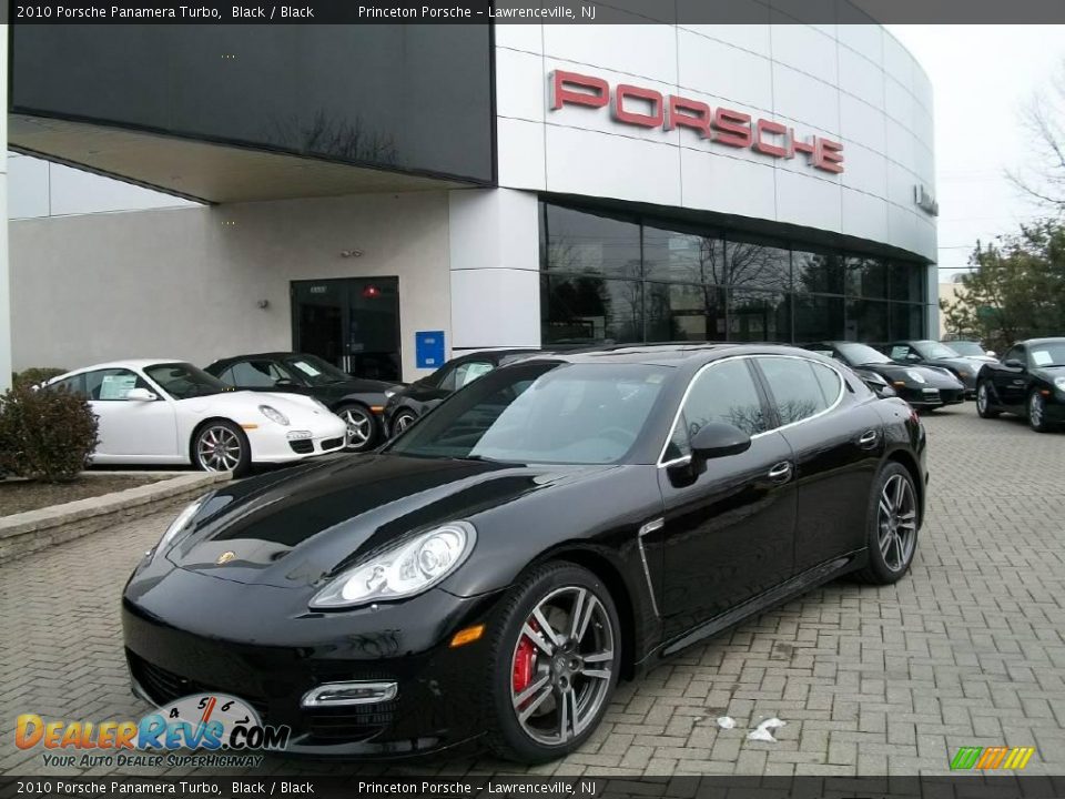 2010 Porsche Panamera Turbo Black / Black Photo #1