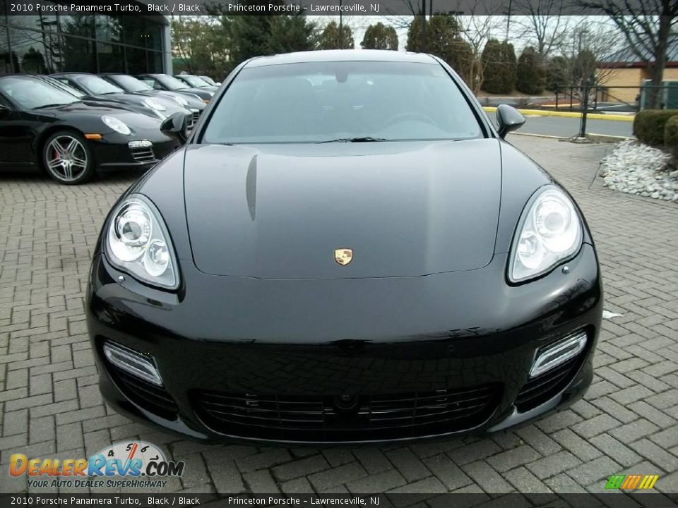 2010 Porsche Panamera Turbo Black / Black Photo #2