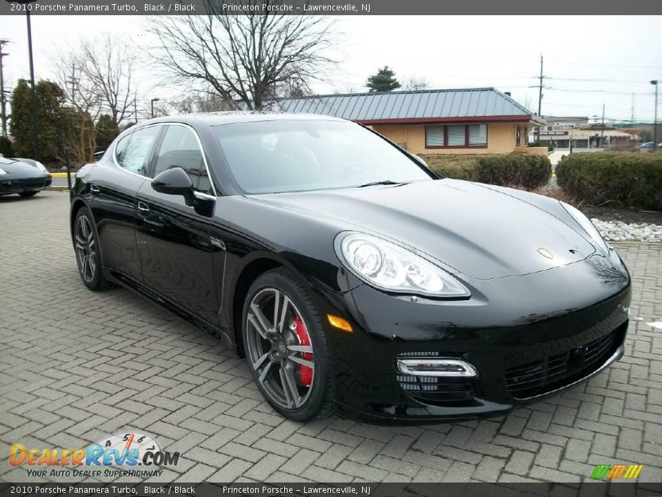 2010 Porsche Panamera Turbo Black / Black Photo #3