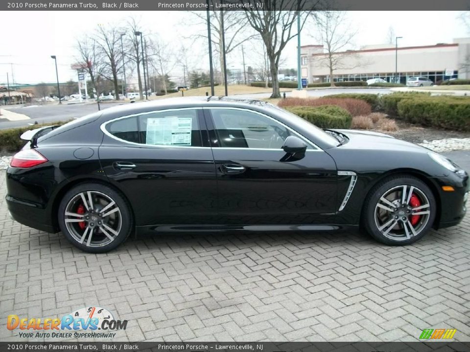 2010 Porsche Panamera Turbo Black / Black Photo #4