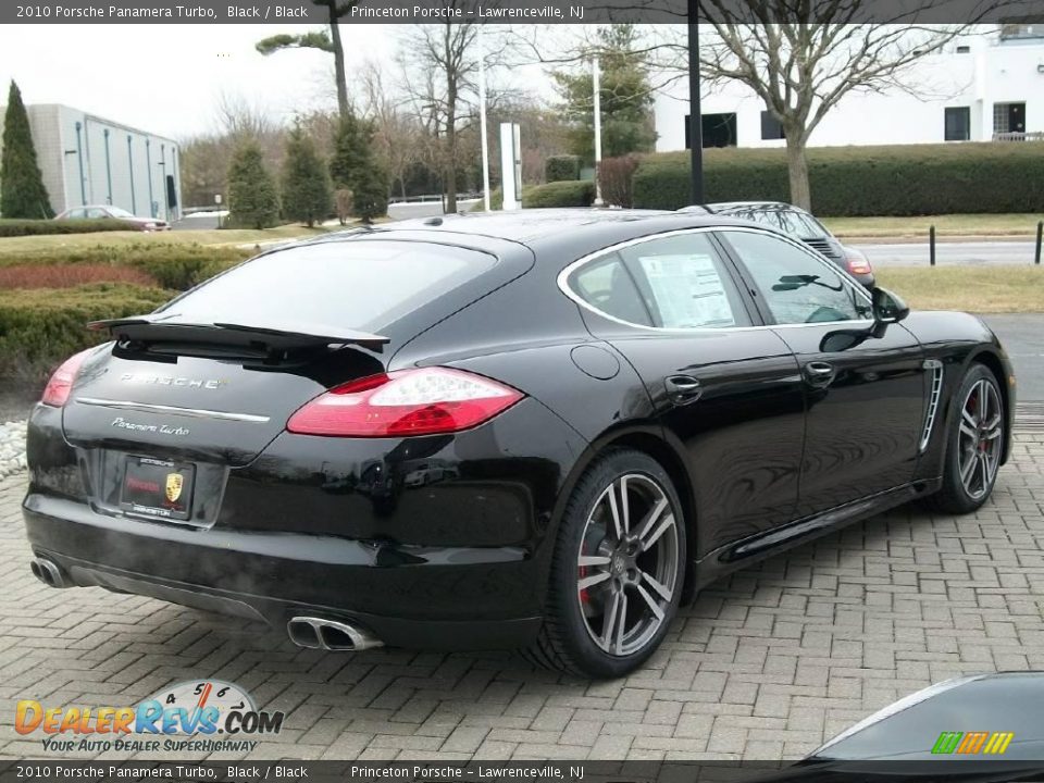 2010 Porsche Panamera Turbo Black / Black Photo #5