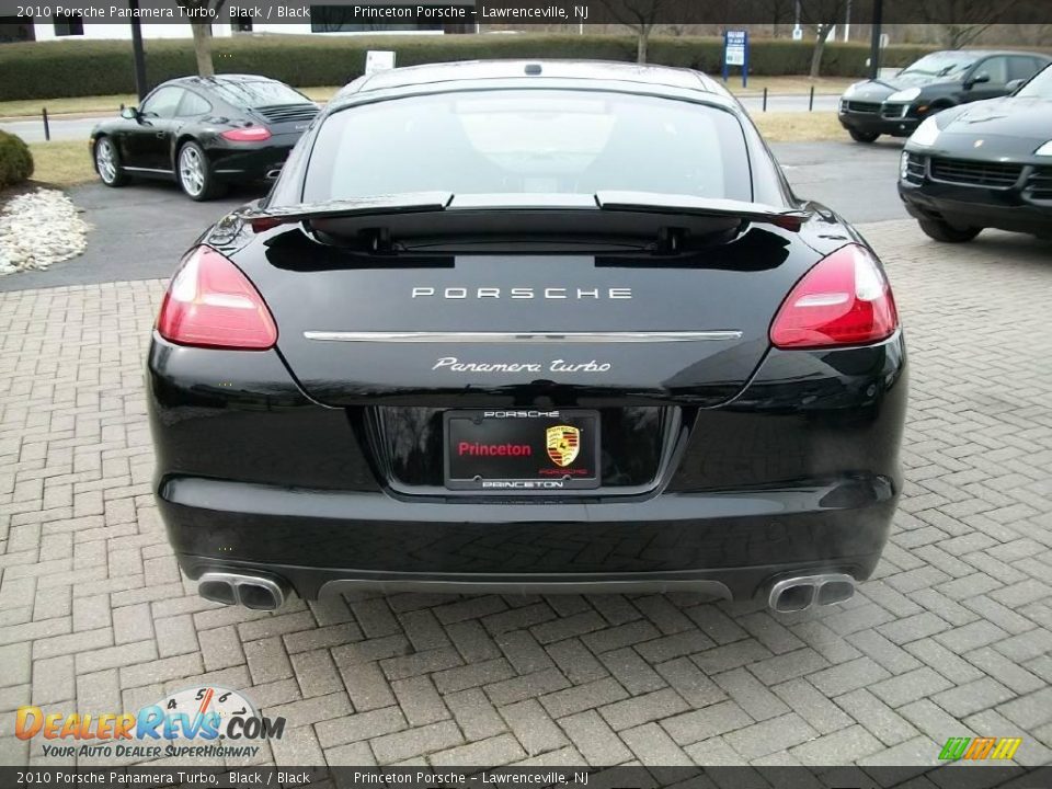 2010 Porsche Panamera Turbo Black / Black Photo #6