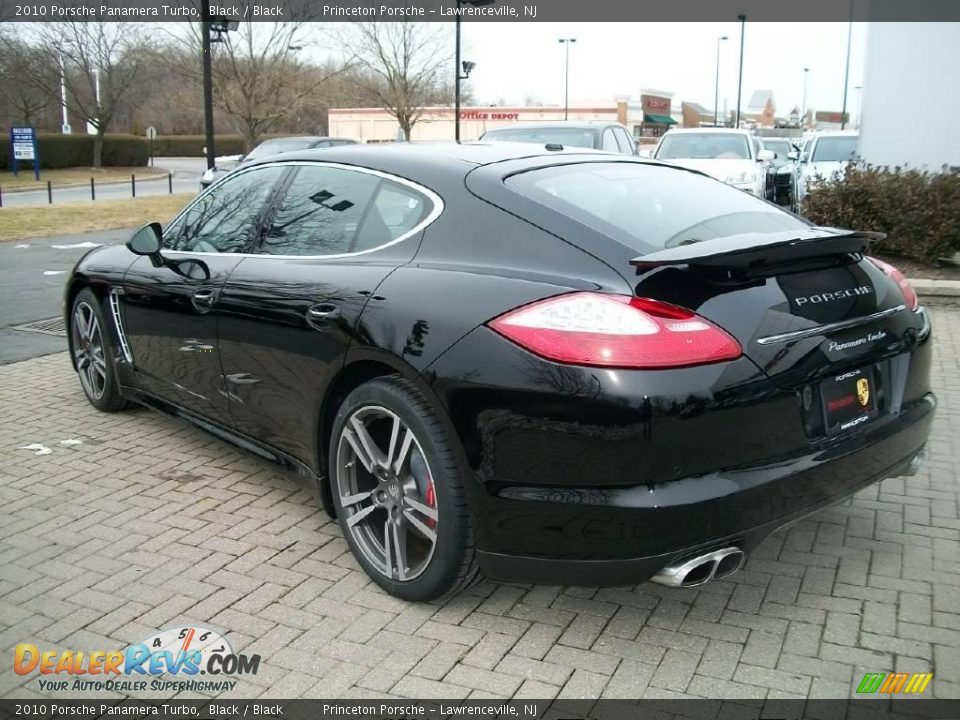 2010 Porsche Panamera Turbo Black / Black Photo #7