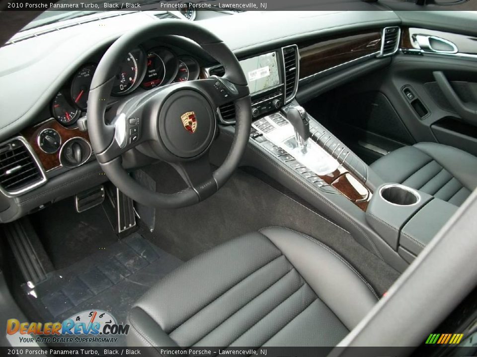 2010 Porsche Panamera Turbo Black / Black Photo #11