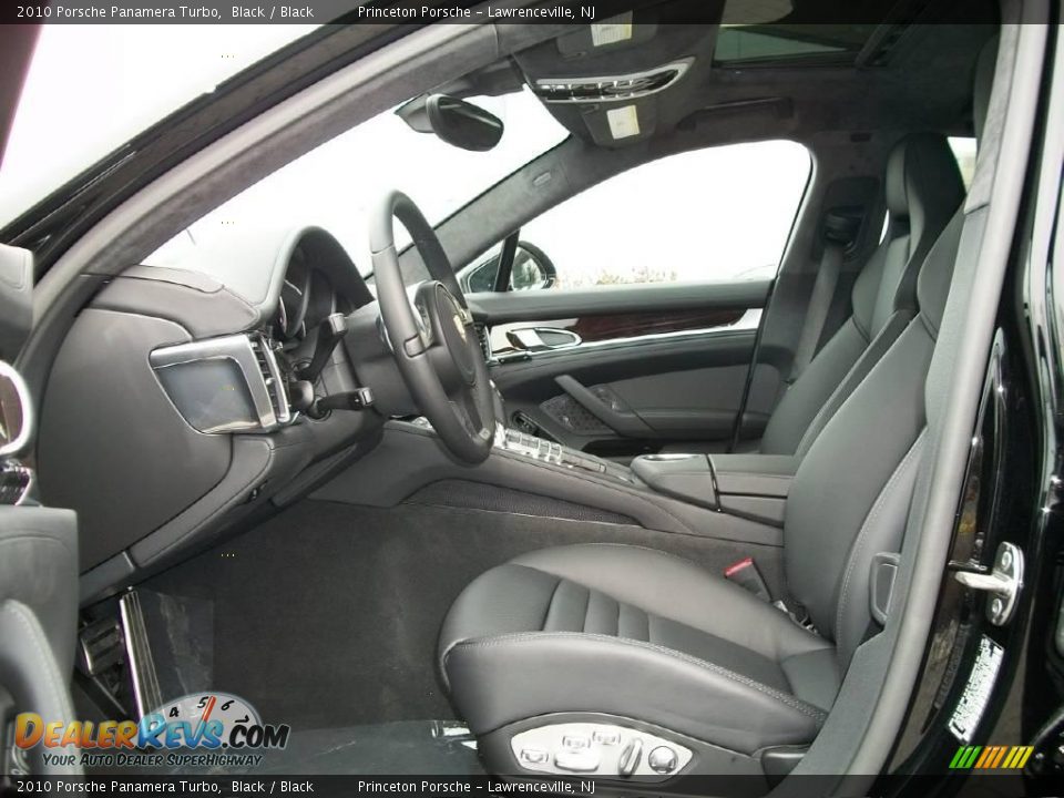 2010 Porsche Panamera Turbo Black / Black Photo #12