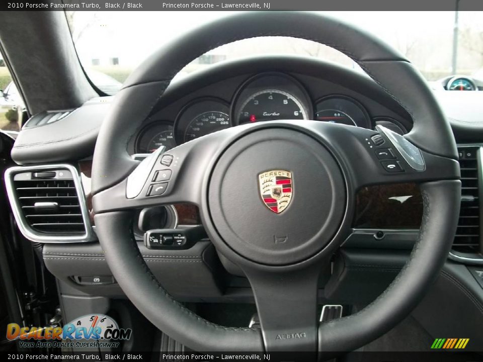2010 Porsche Panamera Turbo Black / Black Photo #14