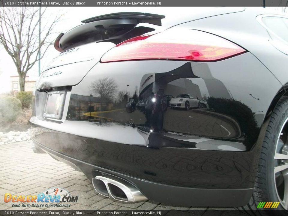 2010 Porsche Panamera Turbo Black / Black Photo #22
