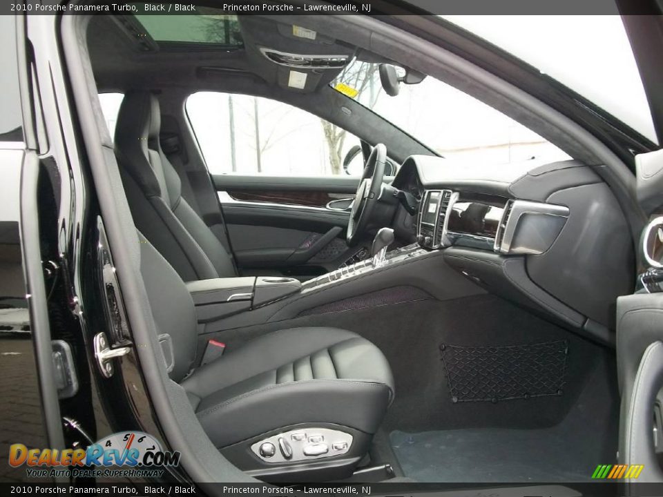 2010 Porsche Panamera Turbo Black / Black Photo #28