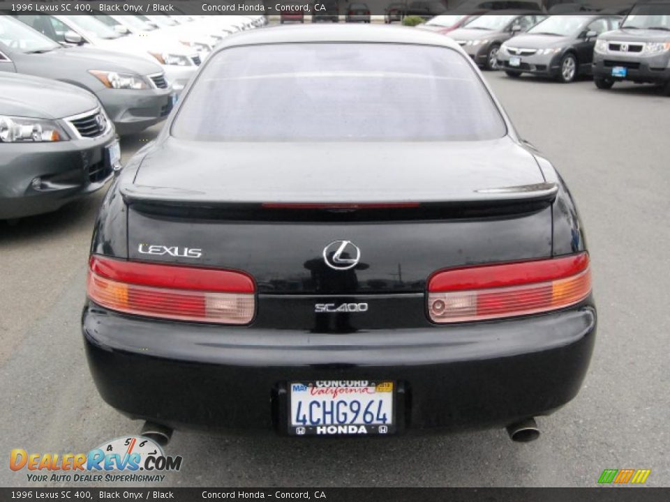 1996 Lexus SC 400 Black Onyx / Black Photo #4