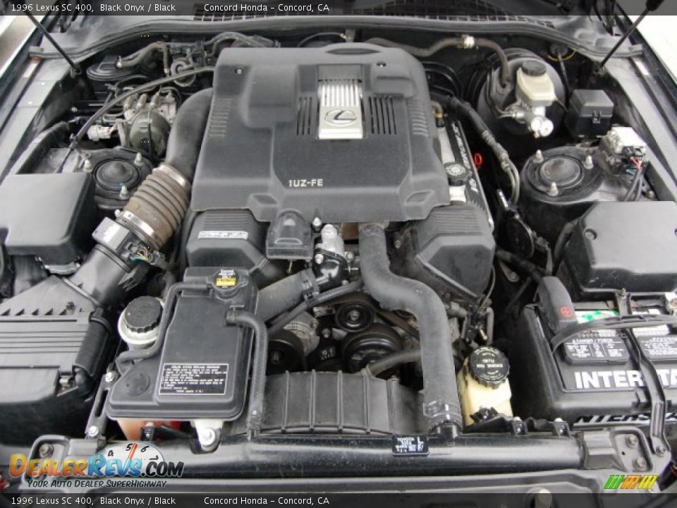 1996 Lexus SC 400 Black Onyx / Black Photo #9