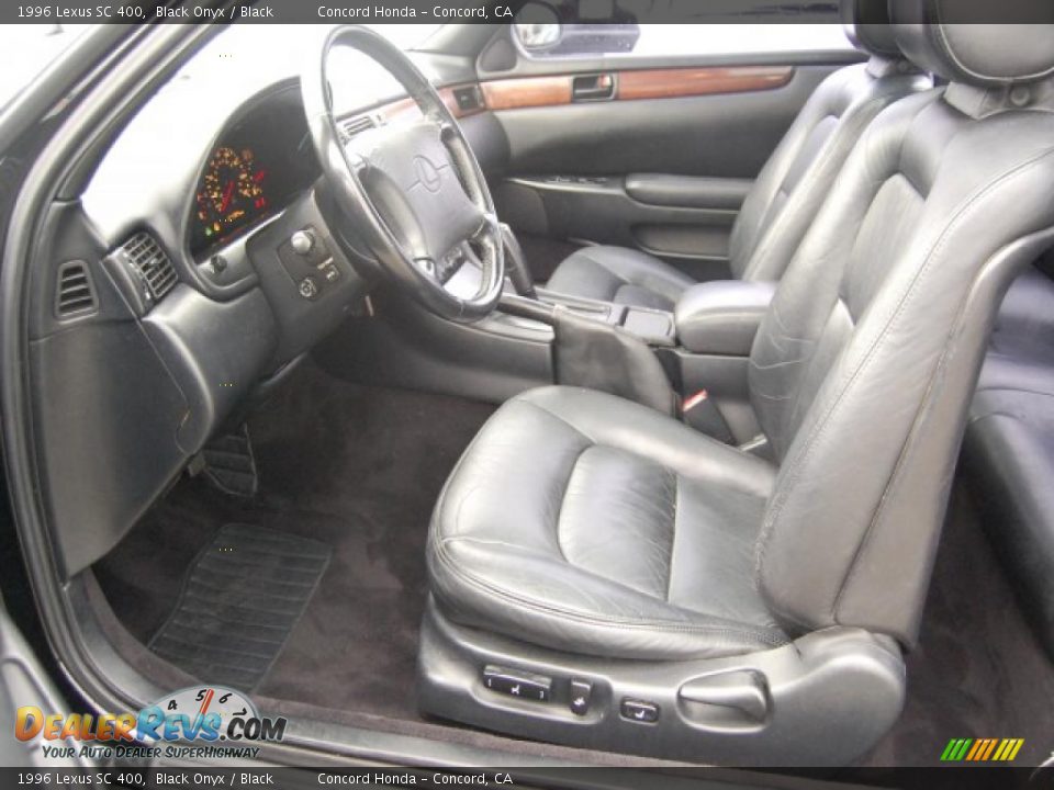 1996 Lexus SC 400 Black Onyx / Black Photo #16