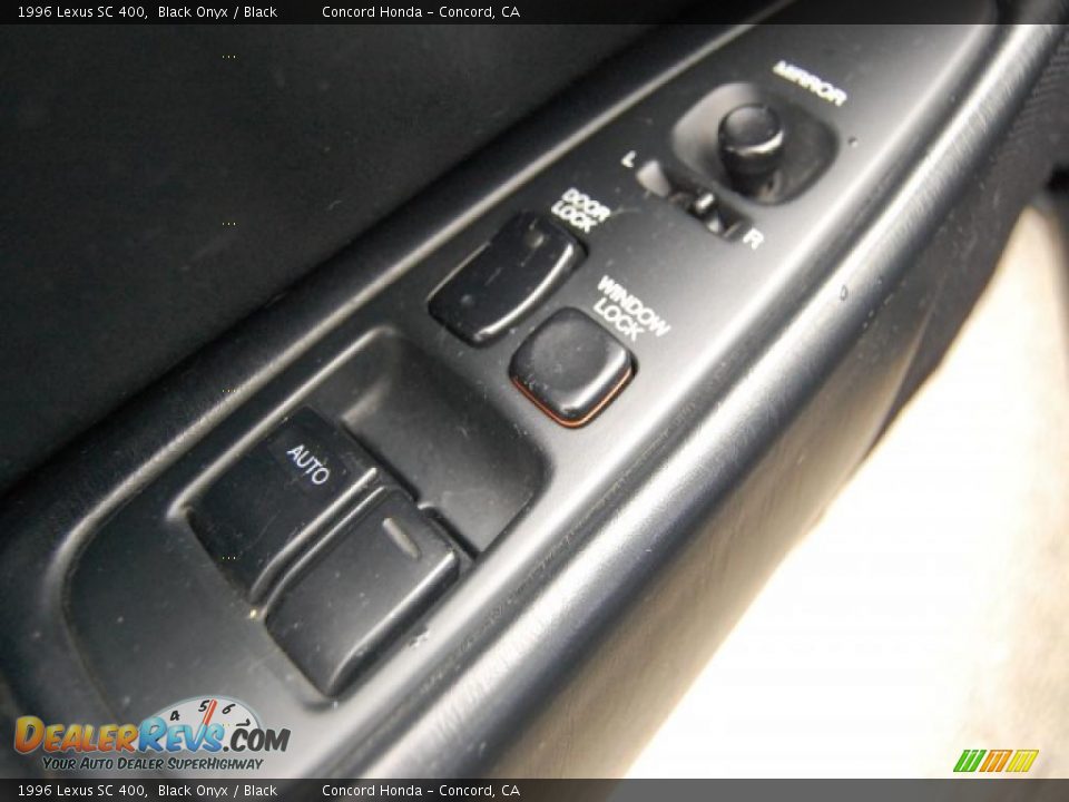 1996 Lexus SC 400 Black Onyx / Black Photo #17