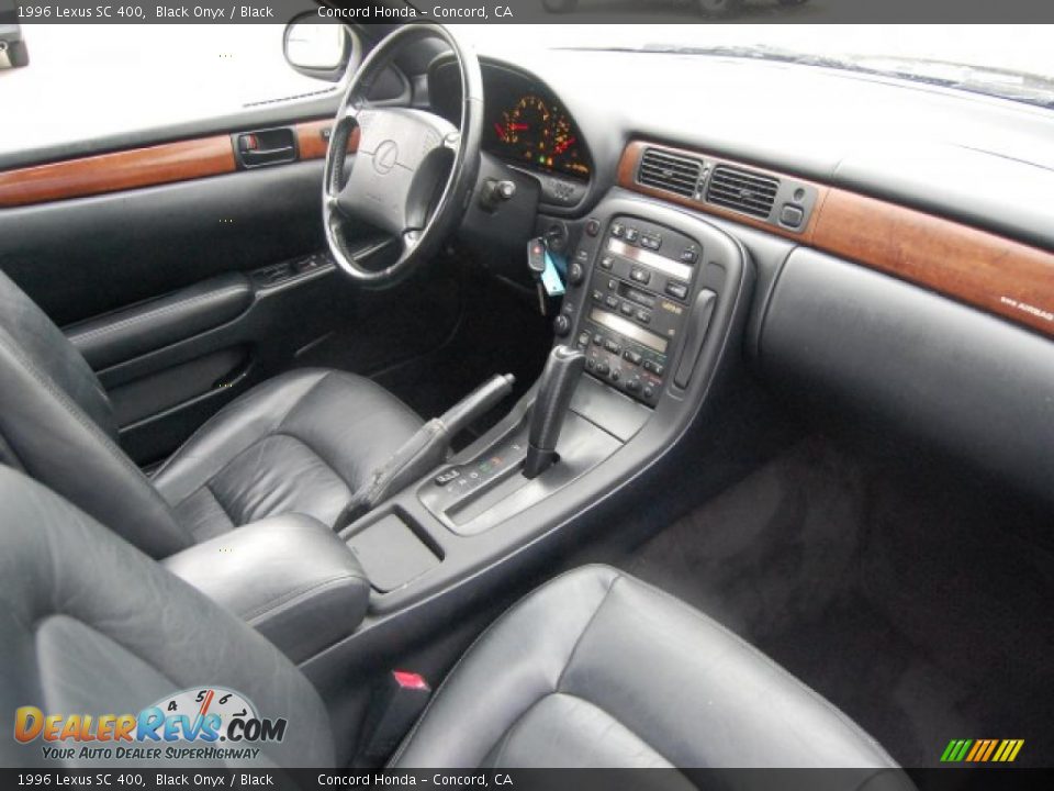 1996 Lexus SC 400 Black Onyx / Black Photo #24