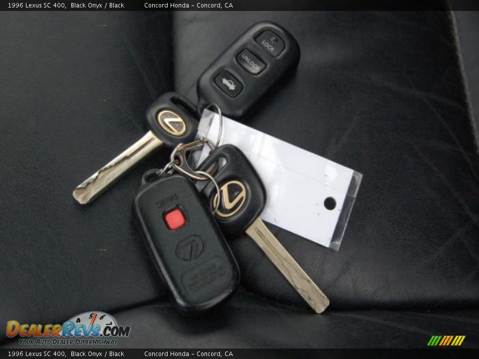 1996 Lexus SC 400 Black Onyx / Black Photo #28