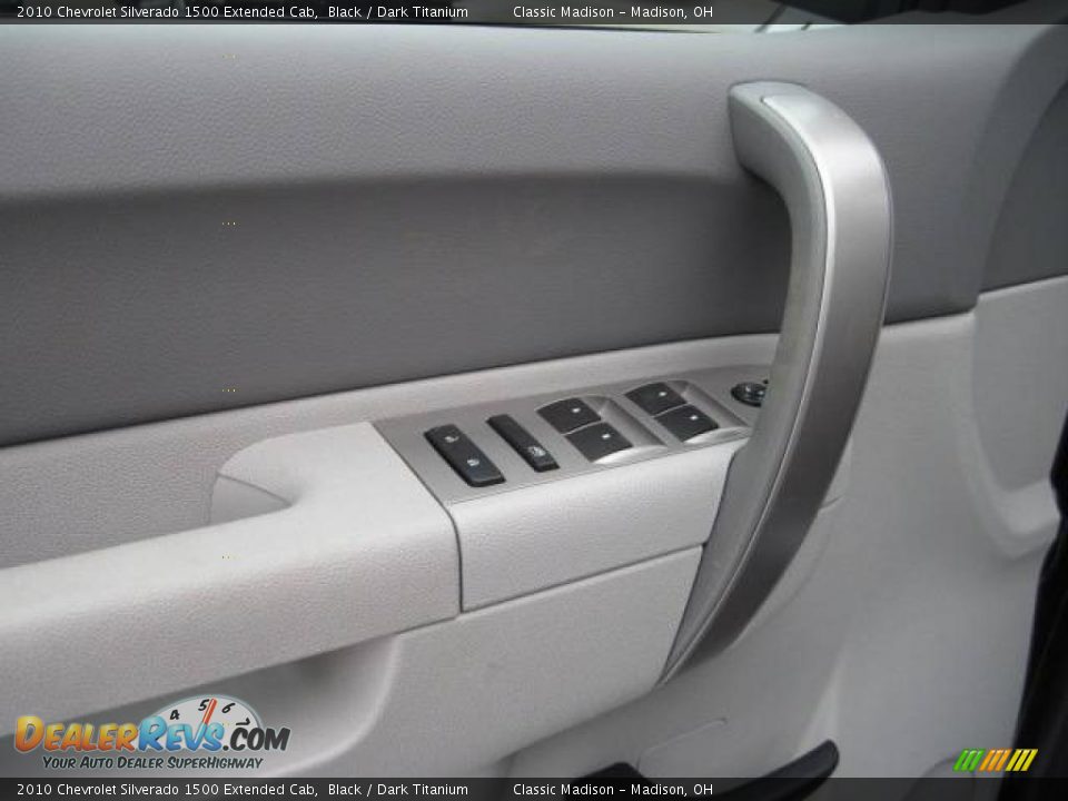 2010 Chevrolet Silverado 1500 Extended Cab Black / Dark Titanium Photo #7