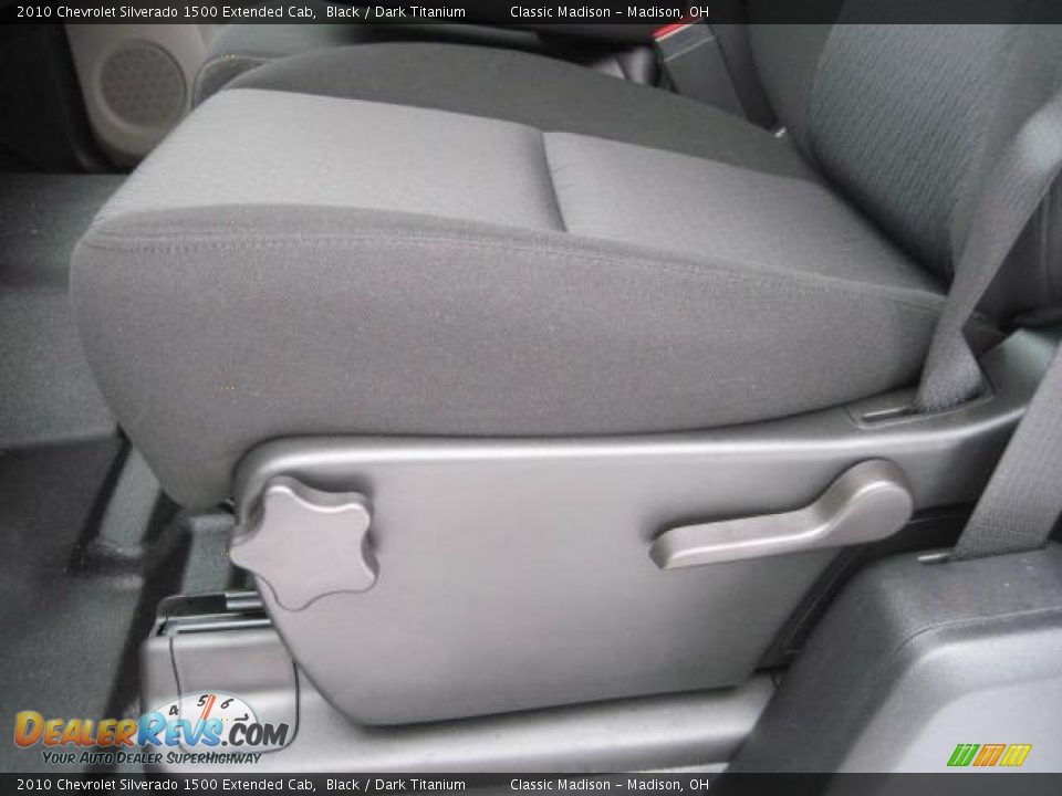 2010 Chevrolet Silverado 1500 Extended Cab Black / Dark Titanium Photo #8