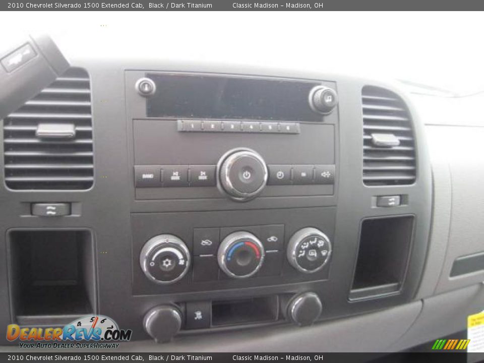 2010 Chevrolet Silverado 1500 Extended Cab Black / Dark Titanium Photo #9