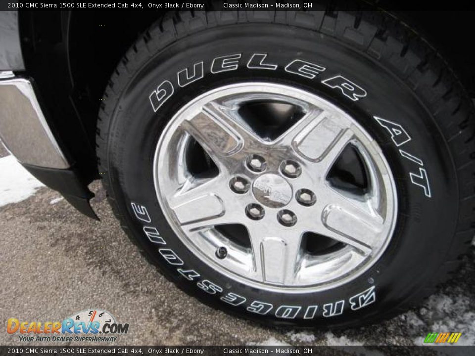 2010 GMC Sierra 1500 SLE Extended Cab 4x4 Onyx Black / Ebony Photo #5