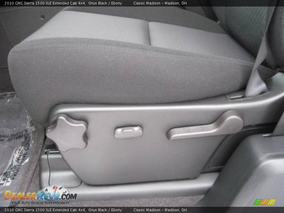 2010 GMC Sierra 1500 SLE Extended Cab 4x4 Onyx Black / Ebony Photo #7