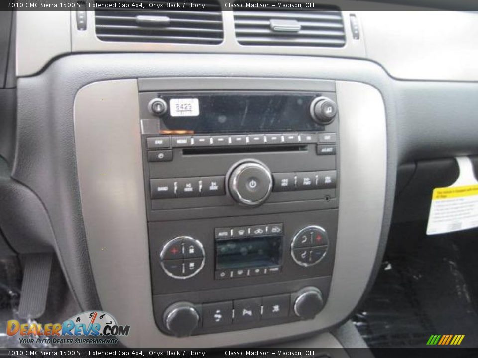 2010 GMC Sierra 1500 SLE Extended Cab 4x4 Onyx Black / Ebony Photo #8