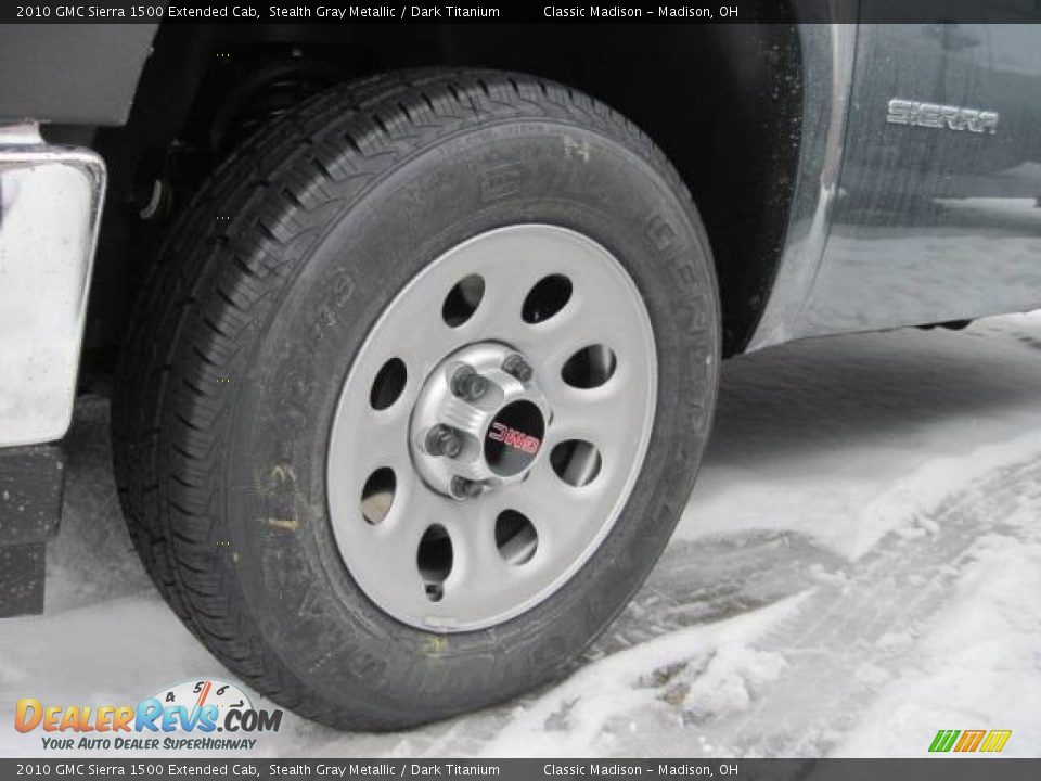 2010 GMC Sierra 1500 Extended Cab Stealth Gray Metallic / Dark Titanium Photo #5