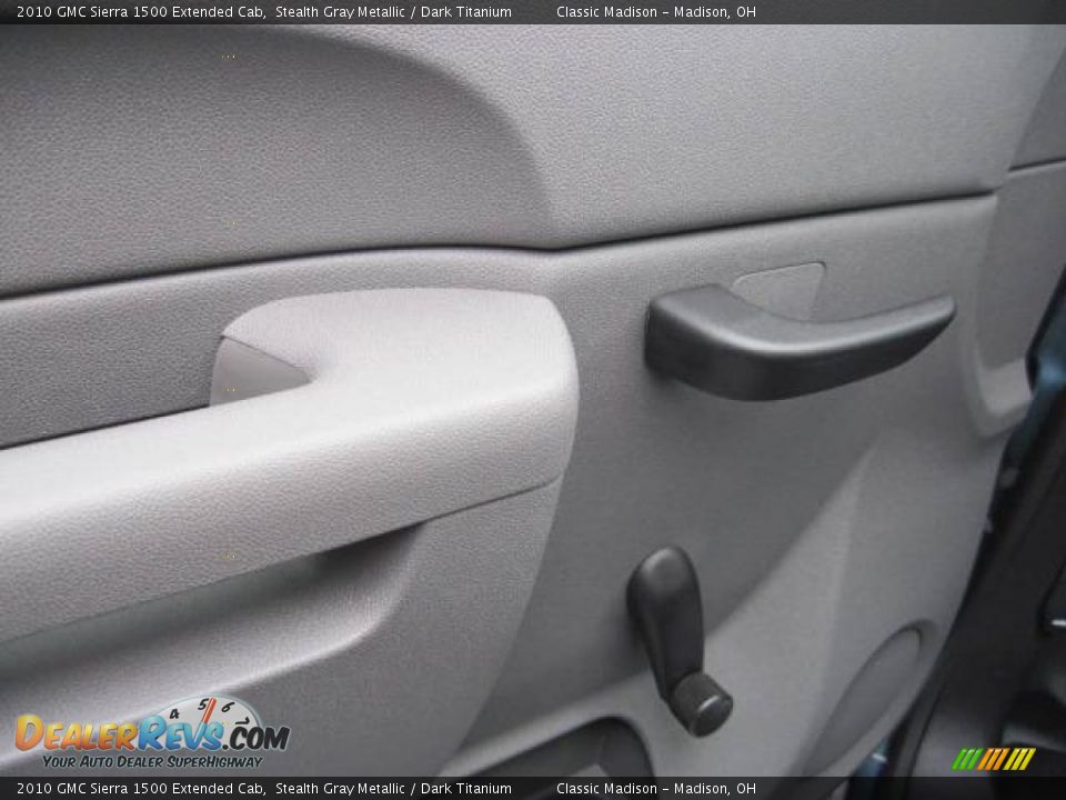 2010 GMC Sierra 1500 Extended Cab Stealth Gray Metallic / Dark Titanium Photo #6