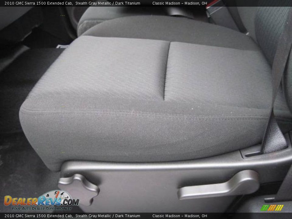 2010 GMC Sierra 1500 Extended Cab Stealth Gray Metallic / Dark Titanium Photo #8