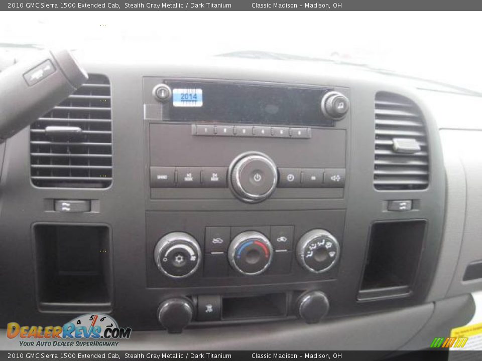 2010 GMC Sierra 1500 Extended Cab Stealth Gray Metallic / Dark Titanium Photo #9