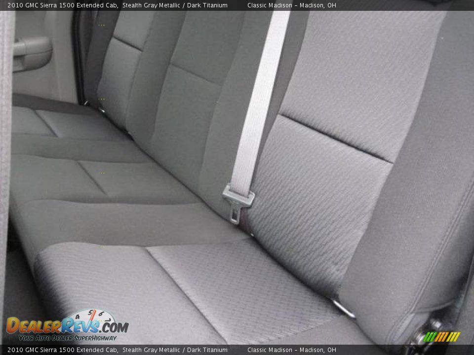 2010 GMC Sierra 1500 Extended Cab Stealth Gray Metallic / Dark Titanium Photo #11